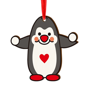 Bombka drewniana na choinkę