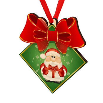 Wooden bauble for the Christmas tree