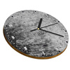  WALL CLOCK, WOODEN, LOFT, CONCRETE