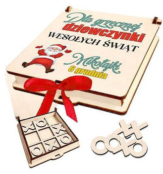 A gift for Christmas, a Santa Claus gift game for children