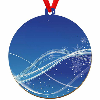 Wooden bauble for the Christmas tree