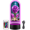 LED NIGHT LAMP ROSE 3D ROSES + REMOTE