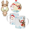 BASKET GIFT SET FOR SANTA'S DAY CHRISTMAS GIFT CHRISTMAS TREE CHRISTMAS BOX