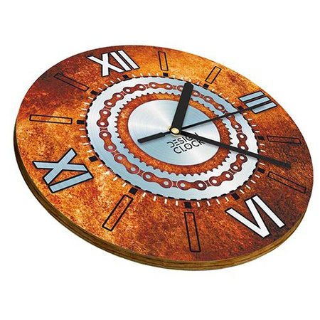 WALL CLOCK WOODEN IRON