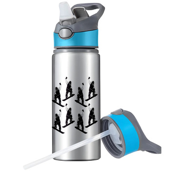 MUG SPORTS BOTTLE WATER BOTTLE WITH STRAW WITH HANDLE SURVIVAL