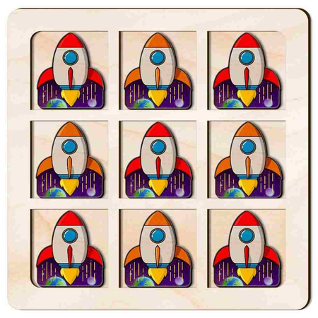 TIC TACK TOE GAME ROCKET