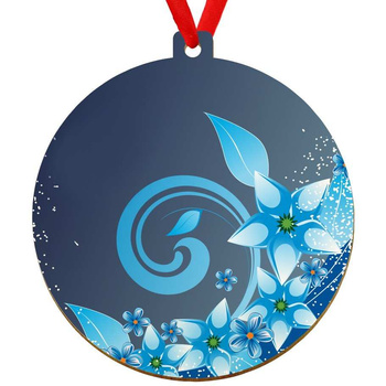 Wooden bauble for the Christmas tree