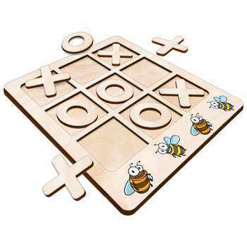 TIC TACK TOE GAME BEE AND WASP