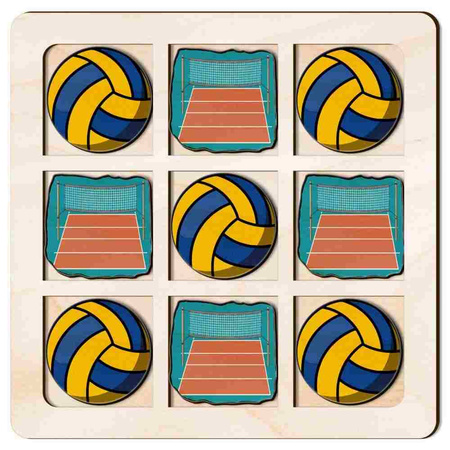 TIC TACK TOE GAME BALL AND GOAL