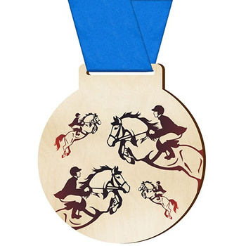 Sports medal horse riding for the rider