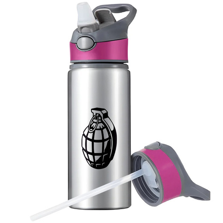 MUG SPORTS BOTTLE WATER BOTTLE WITH STRAW WITH HANDLE SURVIVAL 