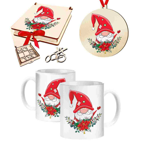 BASKET GIFT SET FOR SANTA'S DAY CHRISTMAS GIFT CHRISTMAS TREE CHRISTMAS BOX