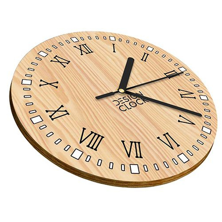 WALL CLOCK, WOODEN LOFT, MODERN