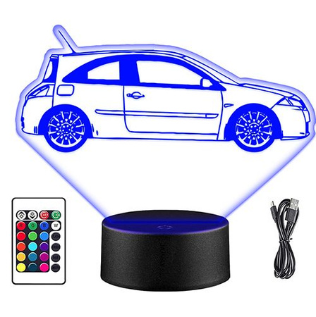  LED NIGHT LAMP CAR RENAULT MEGANE II 2 + REMOTE