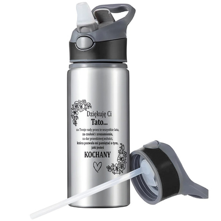 MUG SPORTS BOTTLE WATER BOTTLE WITH STRAW WITH HANDLE SURVIVAL 