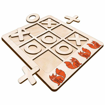 TIC TACK TOE GAME FOX ANIMAL