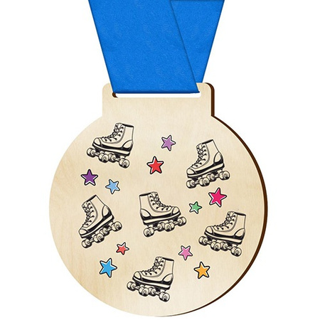 Medal sportowy wrotkarstwo dla wrotkarza