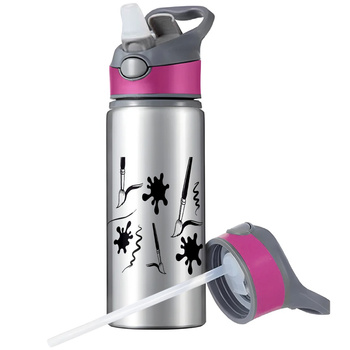 MUG SPORTS BOTTLE WATER BOTTLE WITH STRAW WITH HANDLE SURVIVAL