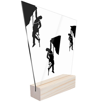 Sports statuette sports climbing for the team