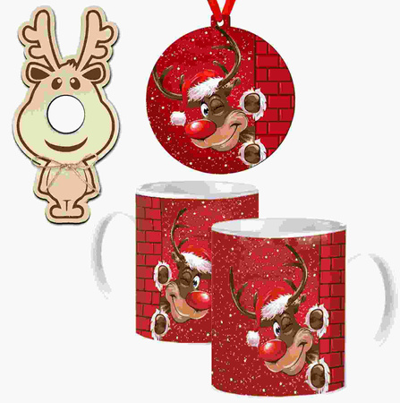 BASKET GIFT SET FOR SANTA'S DAY CHRISTMAS GIFT CHRISTMAS TREE CHRISTMAS BOX