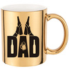 DAD gold mirror mug