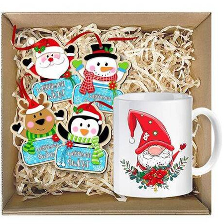 BASKET GIFT SET FOR SANTA'S DAY CHRISTMAS GIFT CHRISTMAS TREE CHRISTMAS BOX