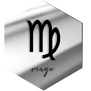 LUSTRZANY PANEL DEKORACYJNY NA ŚCIANĘ HEKSAGON