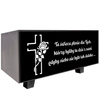 FLOWER POT FOR GRAVE ALL SAINTS CEMETERY HEART CROSS CANDLE