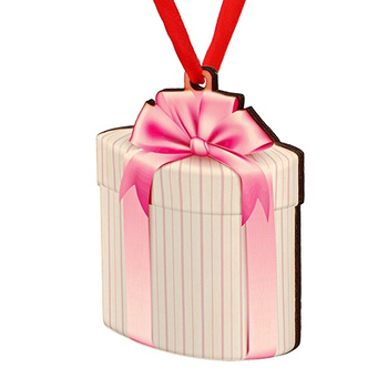 Wooden bauble for the Christmas tree