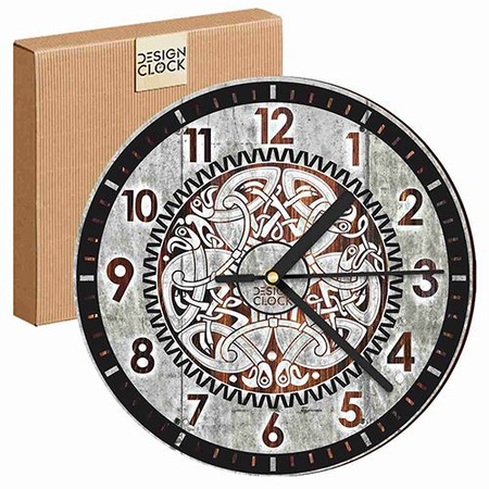  WALL CLOCK WOODEN CONCRETE
