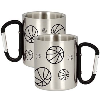 METAL MUG FOR A BASKETBALL PLAYER