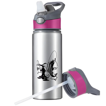MUG SPORTS BOTTLE WATER BOTTLE WITH STRAW WITH HANDLE SURVIVAL