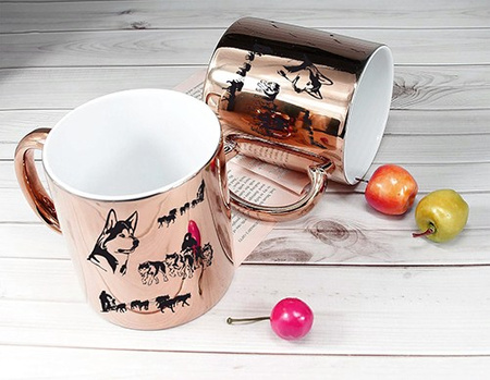 DOG SLEED RACING MUG FOR A COMPETITOR