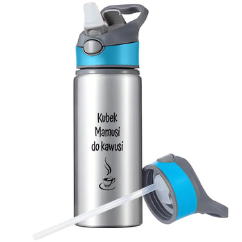 MUG SPORTS BOTTLE WATER BOTTLE WITH STRAW WITH HANDLE SURVIVAL