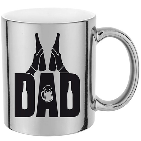Kubek srebrny lustrzany DAD