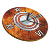 WALL CLOCK WOODEN IRON
