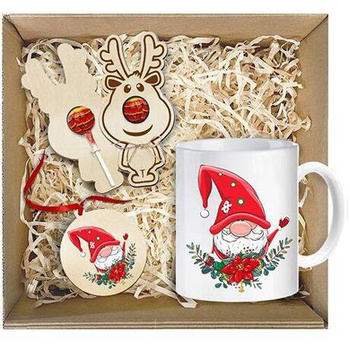 BASKET GIFT SET FOR SANTA'S DAY CHRISTMAS GIFT CHRISTMAS TREE CHRISTMAS BOX