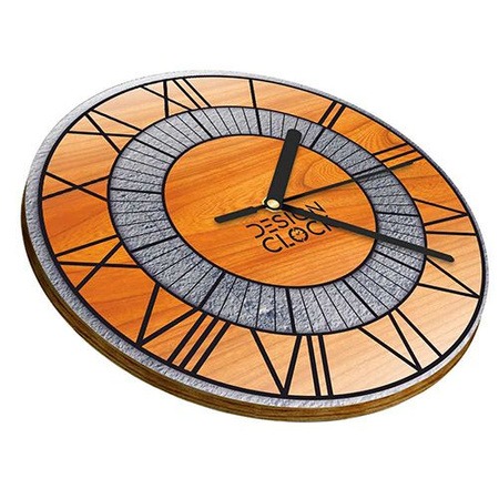 WALL CLOCK WOODEN CONCRETE