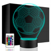 FOOTBALL 3D LED NIGHT LAMP footballer + REMOTE