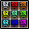 LAMPKA NOCNA LED GAME OVER GRA 3D + PILOT