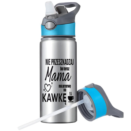 MUG SPORTS BOTTLE WATER BOTTLE WITH STRAW WITH HANDLE SURVIVAL 