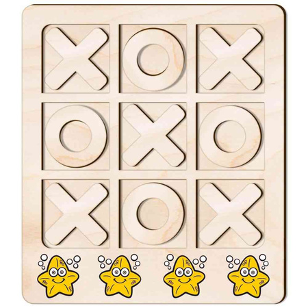 TIC TACK TOE GAME STARFISH ANIMAL