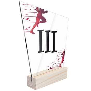 3rd place Sports statuette running marathon for a runner