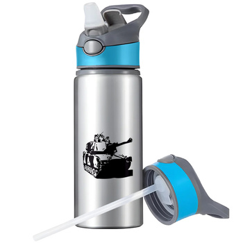 MUG SPORTS BOTTLE WATER BOTTLE WITH STRAW WITH HANDLE SURVIVAL