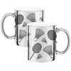 MUG FOR A BADMINTON PLAYER