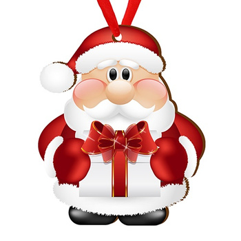 Bombka drewniana na choinkę