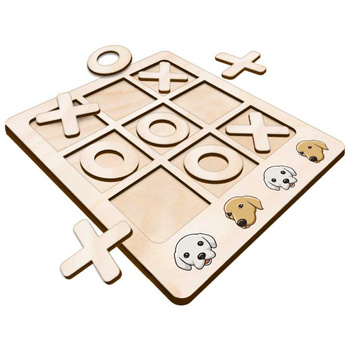TIC TACK TOE GAME DOG
