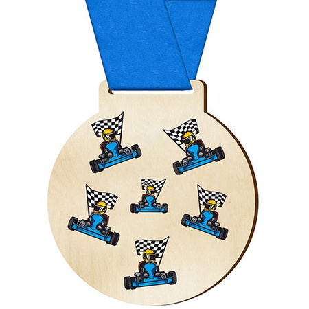 Sports medal go-karts for the driver