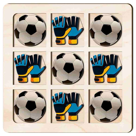 TIC TACK TOE GAME BALL AND GLOVES