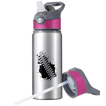 MUG SPORTS BOTTLE WATER BOTTLE WITH STRAW WITH HANDLE SURVIVAL